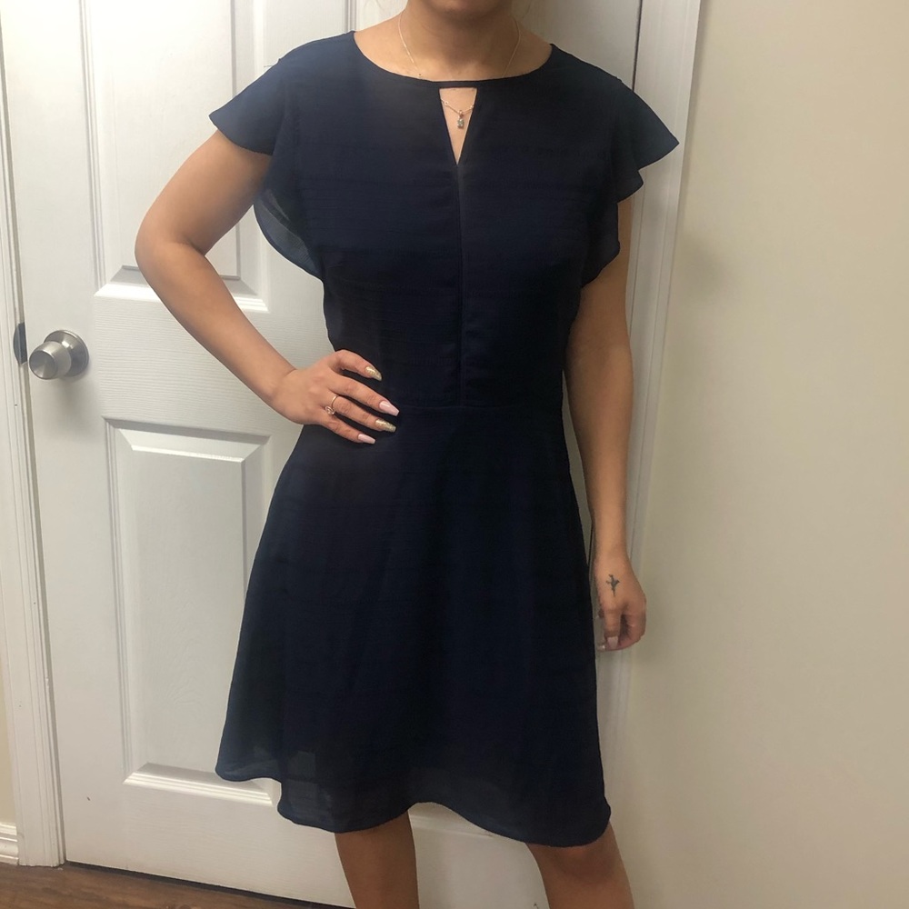 Blue dress